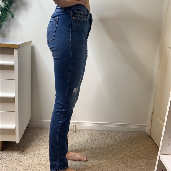 Calvin Klein blue ripped jeans - Picture 3 of 5